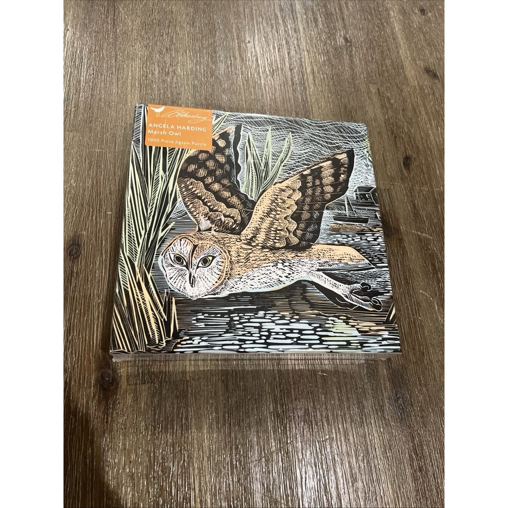 NEW Marsh Owl 1000 Piece Jigsaw Puzzle 29 x 20 in. by Angela Harding Bird Puzzle